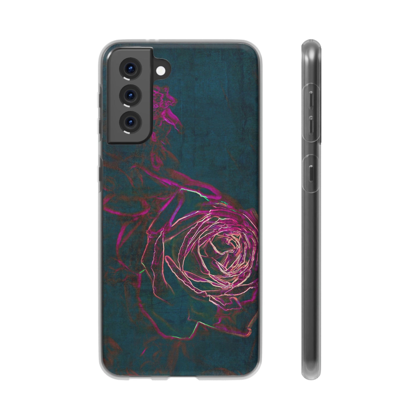 Electrified Rose Flexi Cases