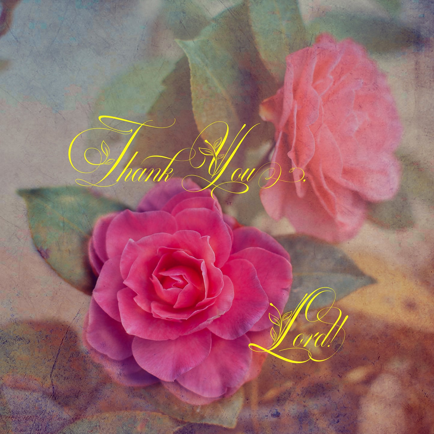 Lady Bank's Roses & Camellia III
