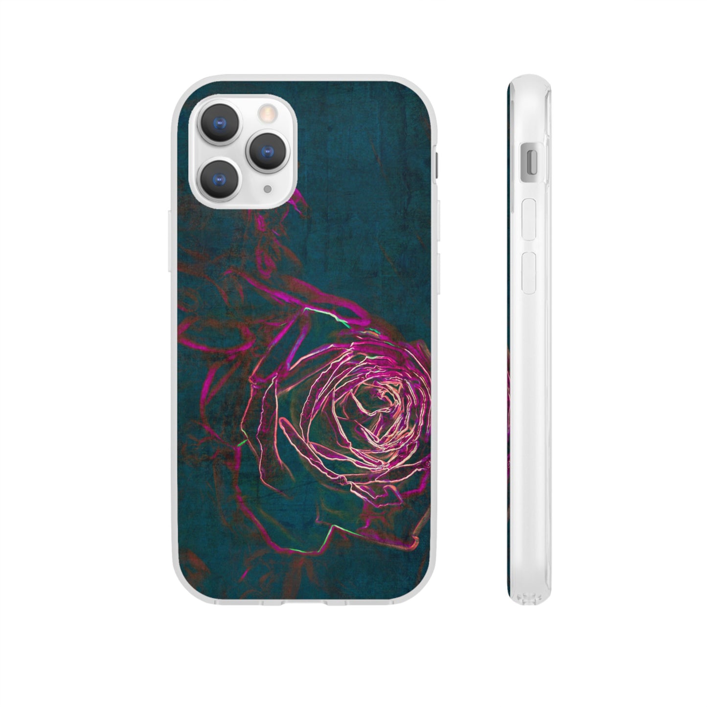 Electrified Rose Flexi Cases