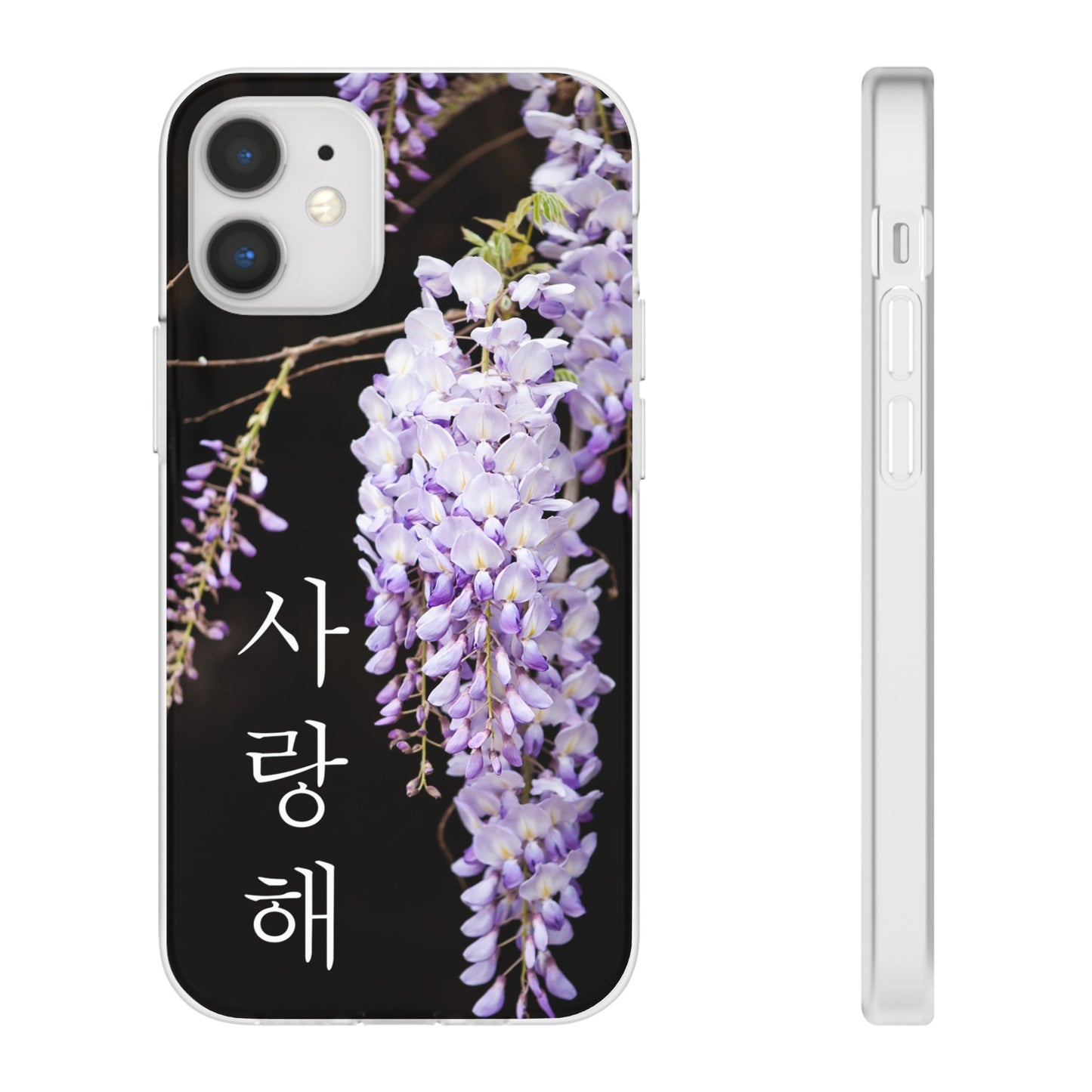 Wisteria ("I love you" in Korean) Flexi Cases