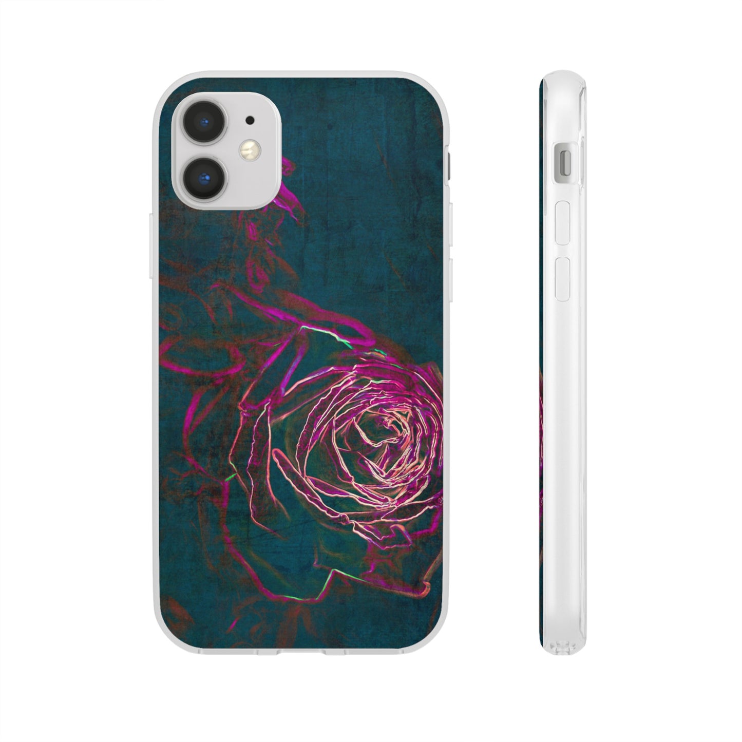 Electrified Rose Flexi Cases