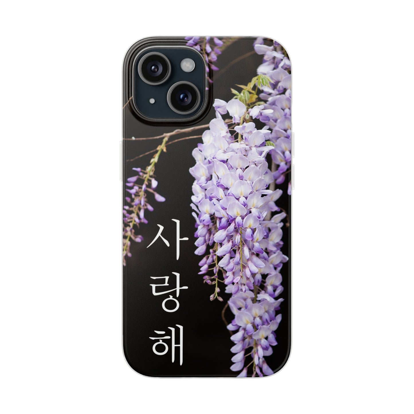 Wisteria ("I love you" in Korean) Flexi Cases