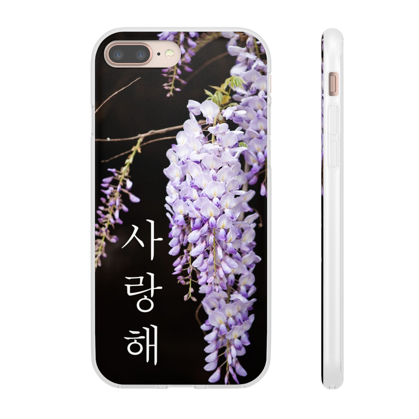 Wisteria ("I love you" in Korean) Flexi Cases