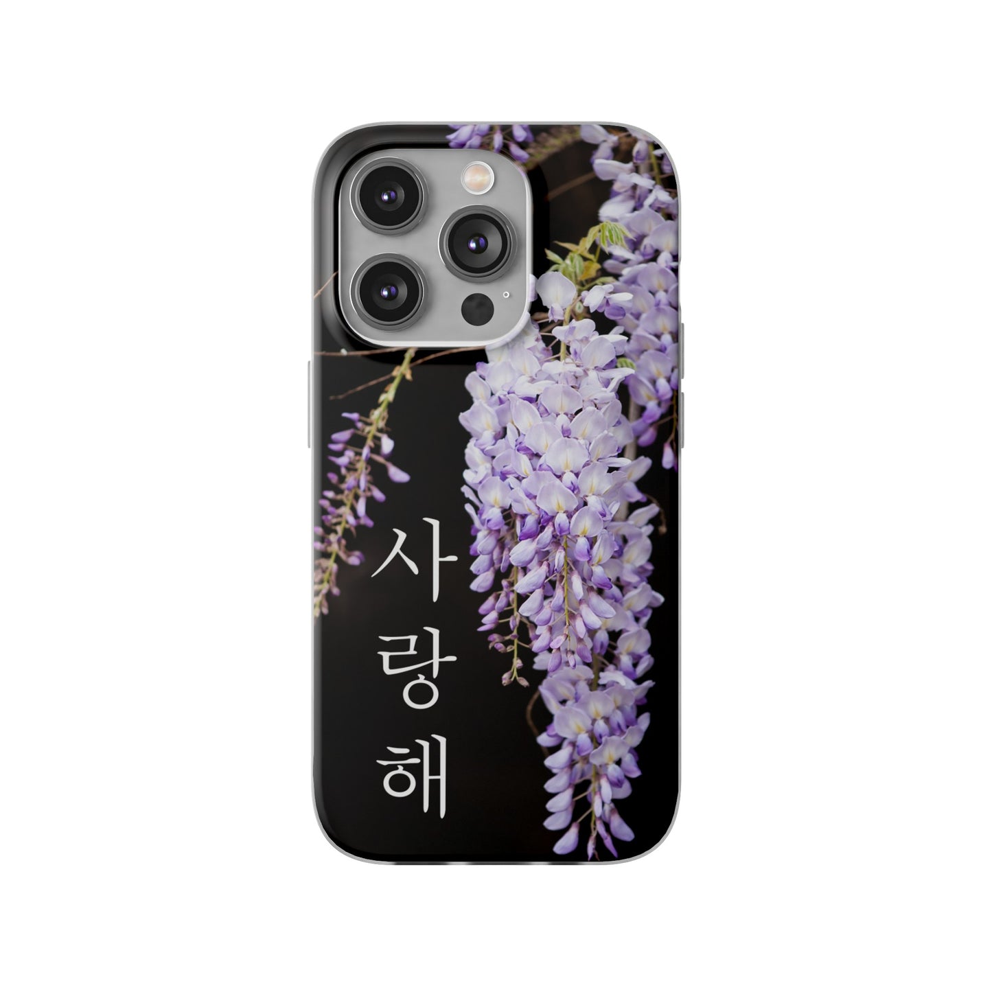 Wisteria ("I love you" in Korean) Flexi Cases