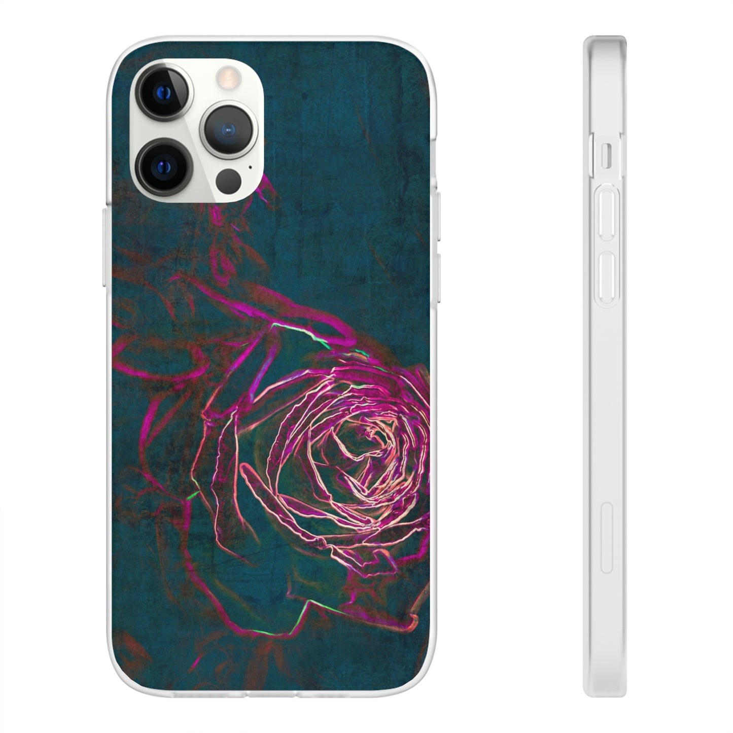 Electrified Rose Flexi Cases