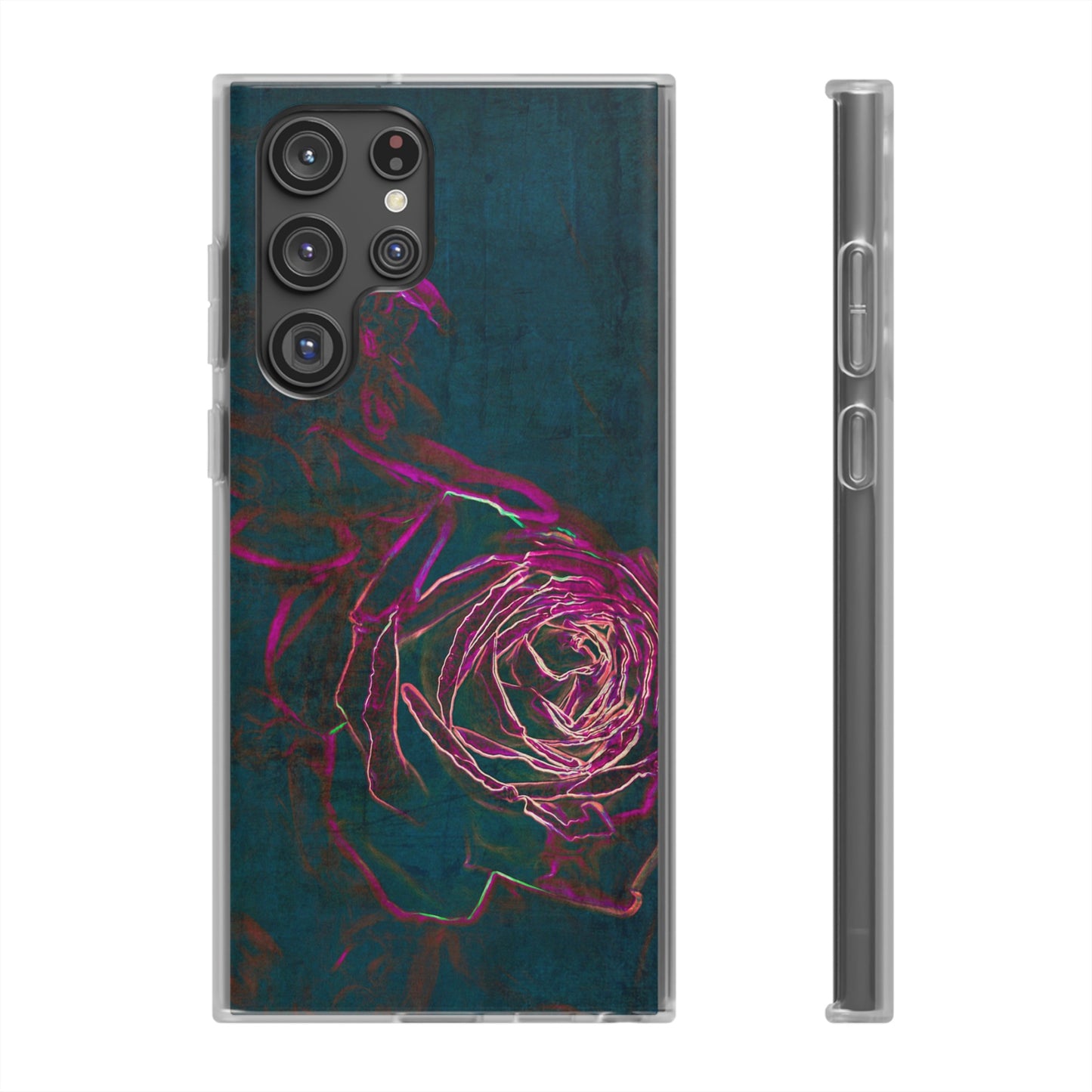 Electrified Rose Flexi Cases