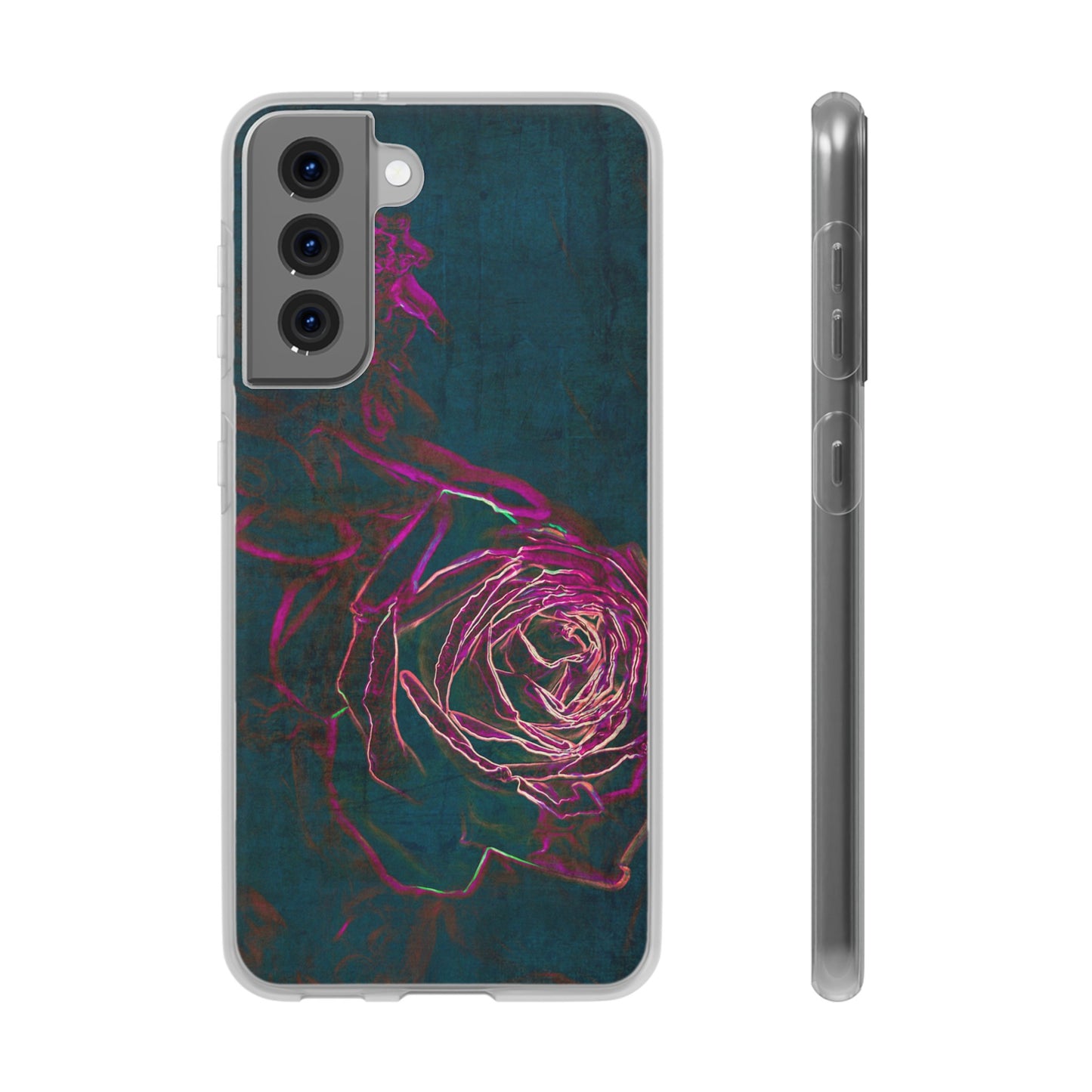 Electrified Rose Flexi Cases