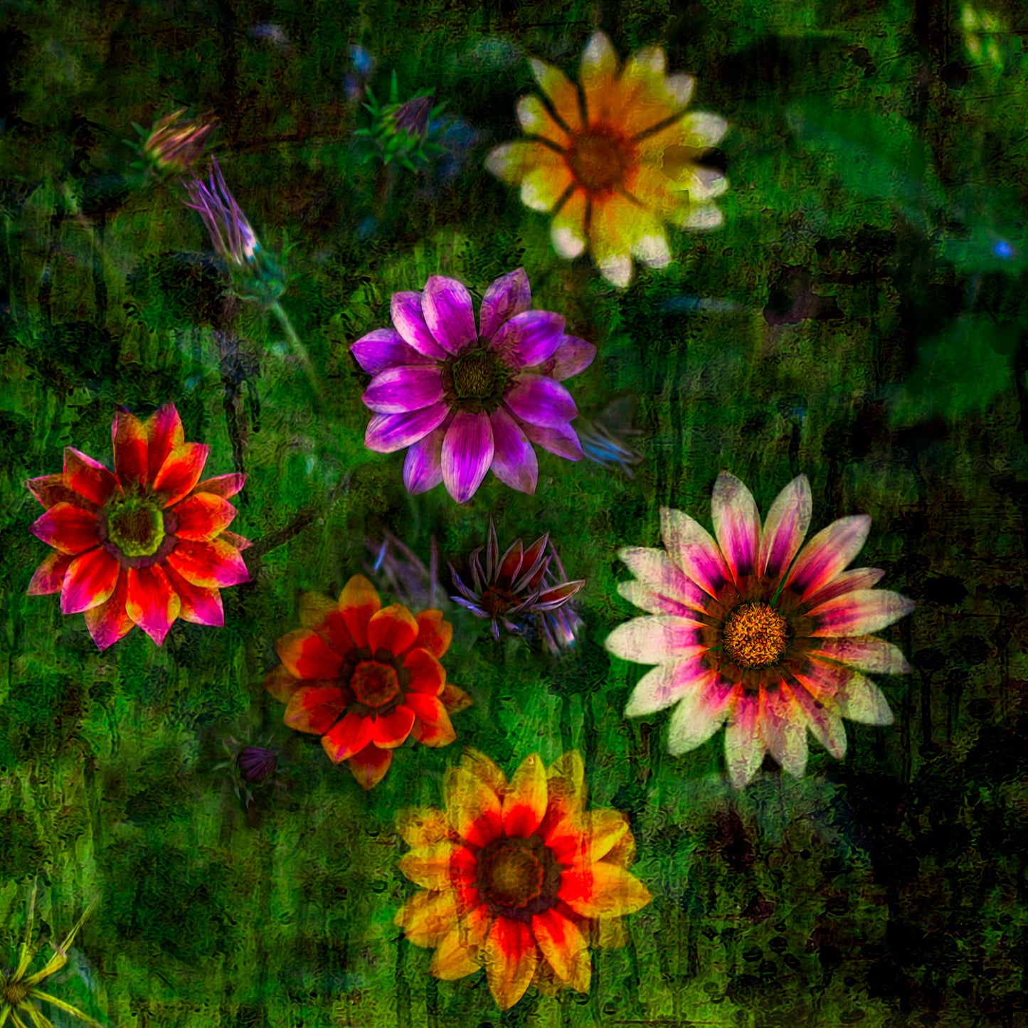 Cascading Roses & Gazanias